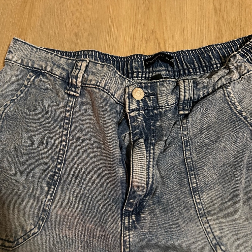 Sincerely Jules Sky Blue Denim Pants